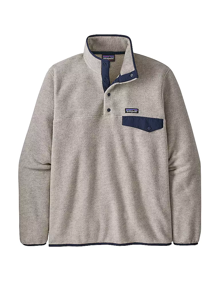 PATAGONIA Herren Sweater Lightweight Synchilla Snap T Fleece beige